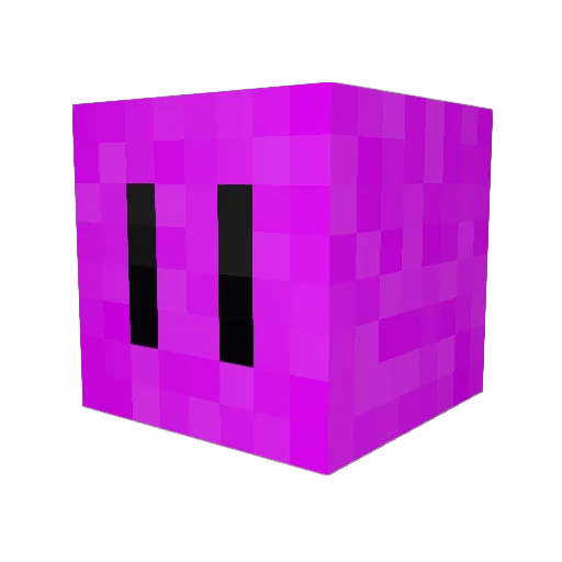 Twechon Minecraft avatar head, 3D render