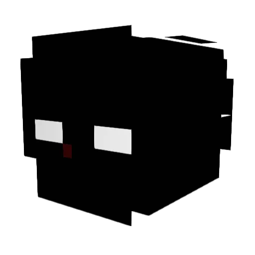 Tweedlestix Minecraft avatar head, 3D render
