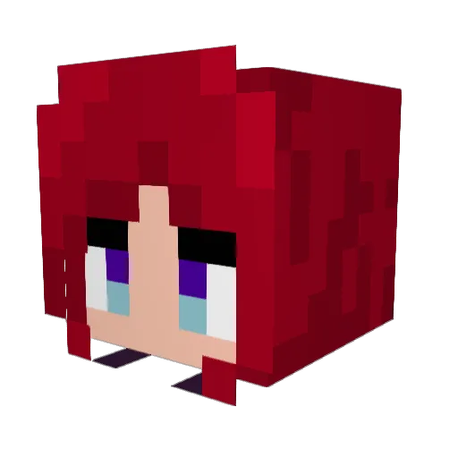 Tweedy13 Minecraft avatar head, 3D render