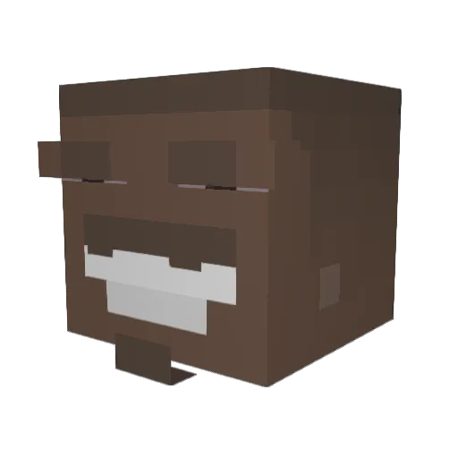 Tweek1092 Minecraft avatar head, 3D render