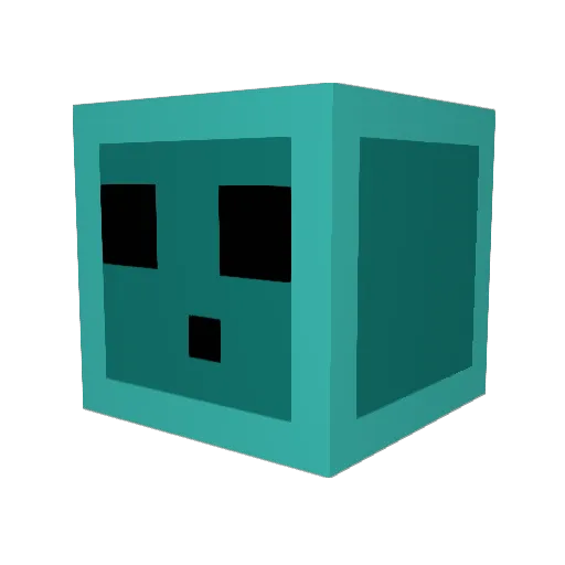 Tweep15 Minecraft avatar head, 3D render