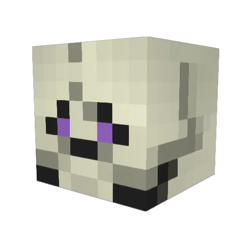 TwelveSP Minecraft avatar head, 3D render