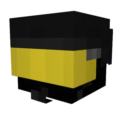 Twelve_theGuard Minecraft avatar head, 3D render