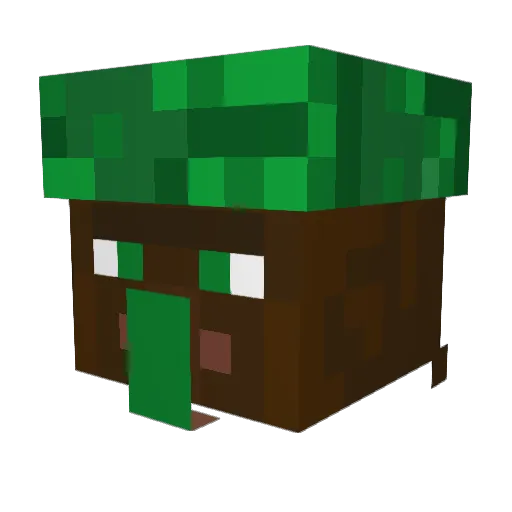 TwentyErmine91 Minecraft avatar head, 3D render
