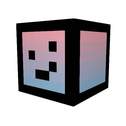 TwentySign Minecraft avatar head, 3D render
