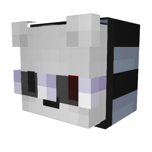 TwentyThirty Minecraft avatar head, 3D render