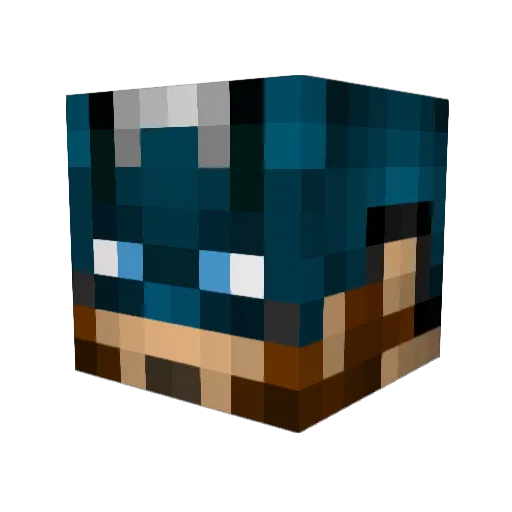 TwiXer05 Minecraft avatar head, 3D render