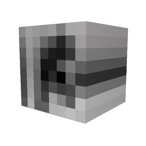 TwiceDeadMaiden Minecraft avatar head, 3D render