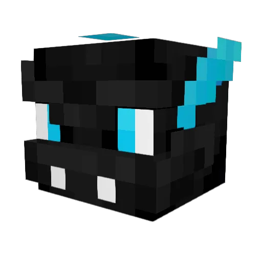 TwiceKill Minecraft avatar head, 3D render