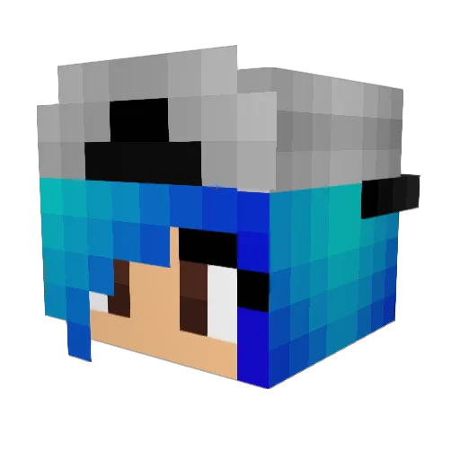 Twiggamaynee Minecraft avatar head, 3D render
