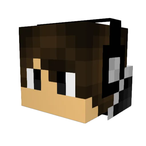 Twiggnberries Minecraft avatar head, 3D render