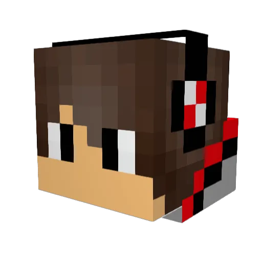 TwiggyFresh Minecraft avatar head, 3D render