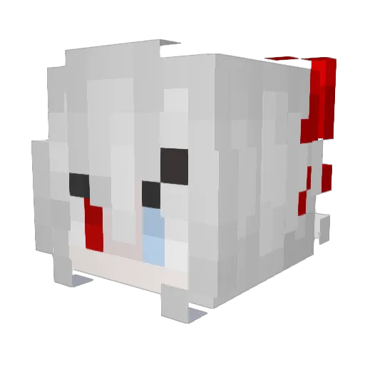 Twigrowy Minecraft avatar head, 3D render