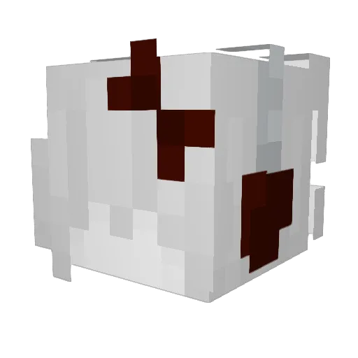 Twiiliight Minecraft avatar head, 3D render