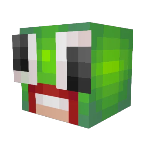 Twilight3Wolf Minecraft avatar head, 3D render