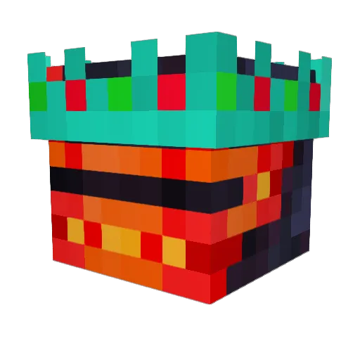 Twilight6780 Minecraft avatar head, 3D render