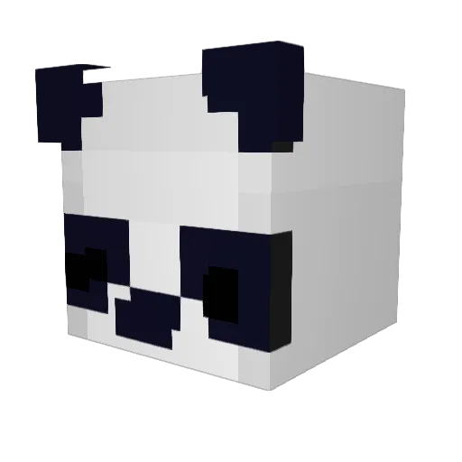 TwilightNite Minecraft avatar head, 3D render