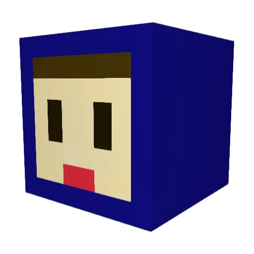 Twilight_Rider Minecraft avatar head, 3D render