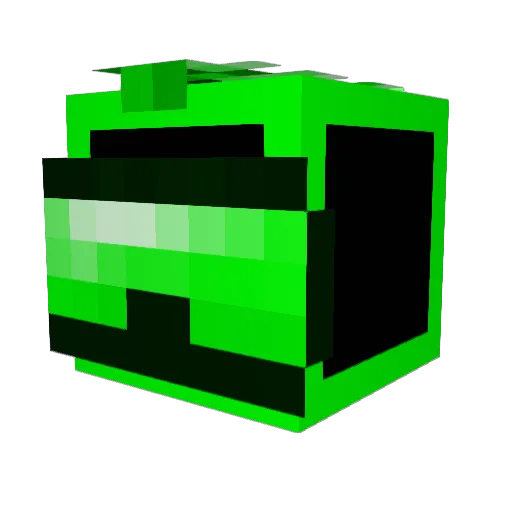 Twinarosusrex Minecraft avatar head, 3D render