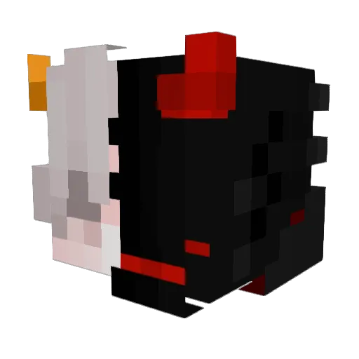 Twinckyman Minecraft avatar head, 3D render