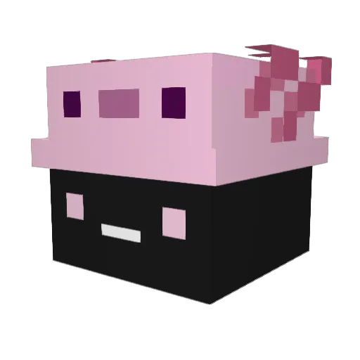 Twinight036 Minecraft avatar head, 3D render