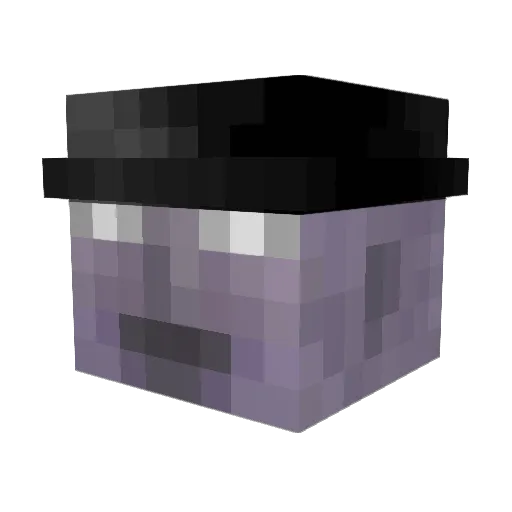 TwinkieCT Minecraft avatar head, 3D render