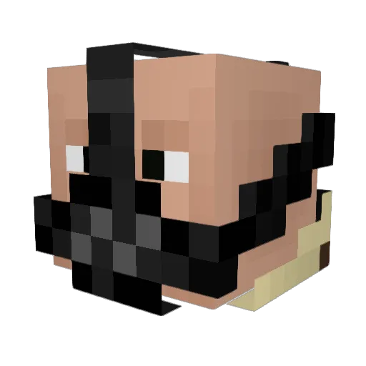 TwinkieMan31 Minecraft avatar head, 3D render