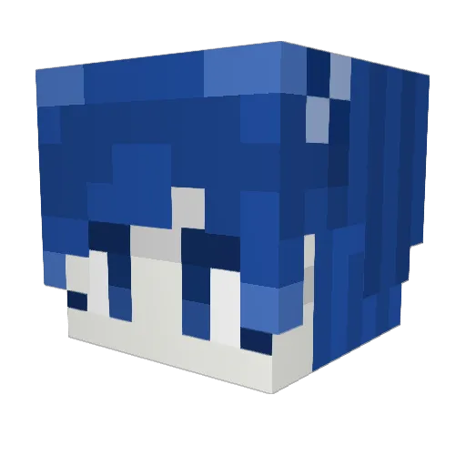 Twinkle23 Minecraft avatar head, 3D render