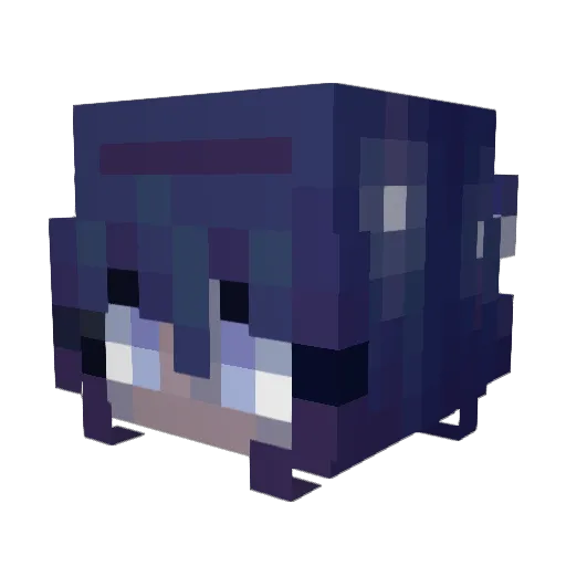 TwinkleBlade11 Minecraft avatar head, 3D render