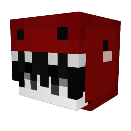 TwinkleRibbon_ Minecraft avatar head, 3D render