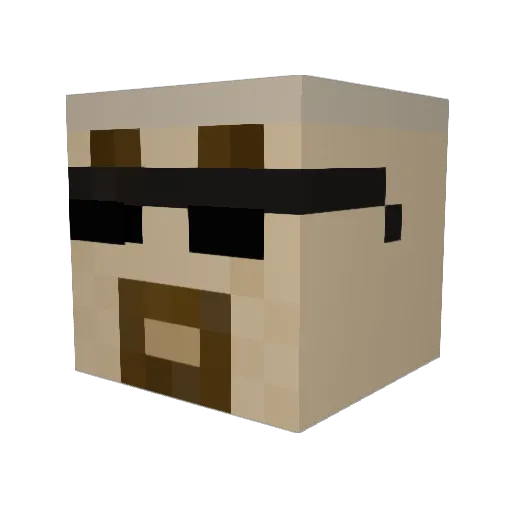 TwinkleToez6933 Minecraft avatar head, 3D render