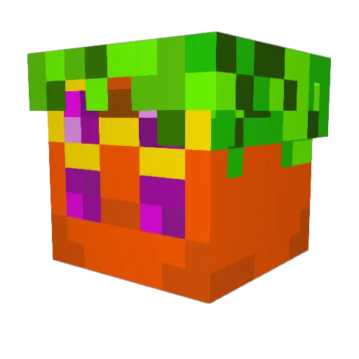 Twinkly_Edyard Minecraft avatar head, 3D render