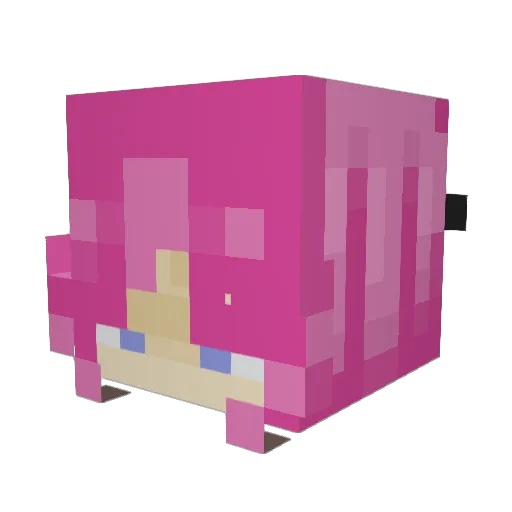 Twinnybuild Minecraft avatar head, 3D render