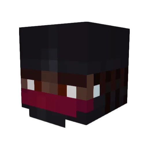 Twinz7 Minecraft avatar head, 3D render
