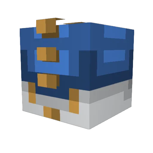 Twisel Minecraft avatar head, 3D render