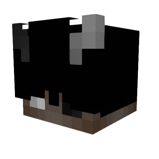 Twist_Me Minecraft avatar head, 3D render