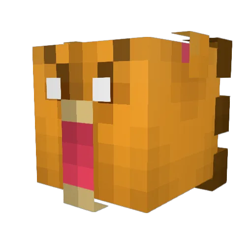 TwistedBuda Minecraft avatar head, 3D render