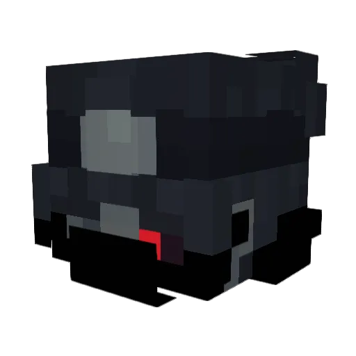 TwistedTea Minecraft avatar head, 3D render