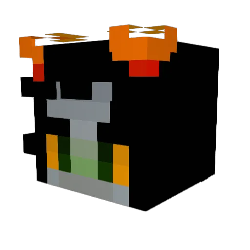 Twisted_Fangs Minecraft avatar head, 3D render