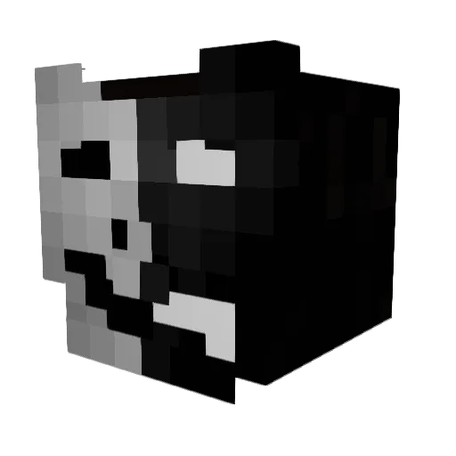 Twisted_Fractal Minecraft avatar head, 3D render