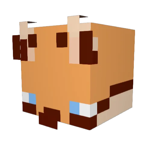 Twistedanarchy Minecraft avatar head, 3D render