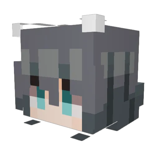 Twisting_Winds Minecraft avatar head, 3D render