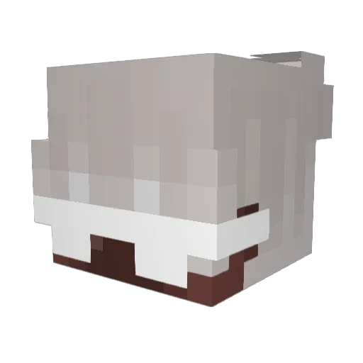 TwitchChechoTs Minecraft avatar head, 3D render