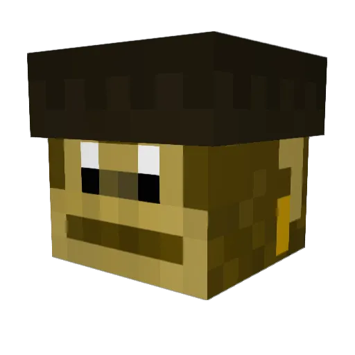 TwitchDaniel135 Minecraft avatar head, 3D render