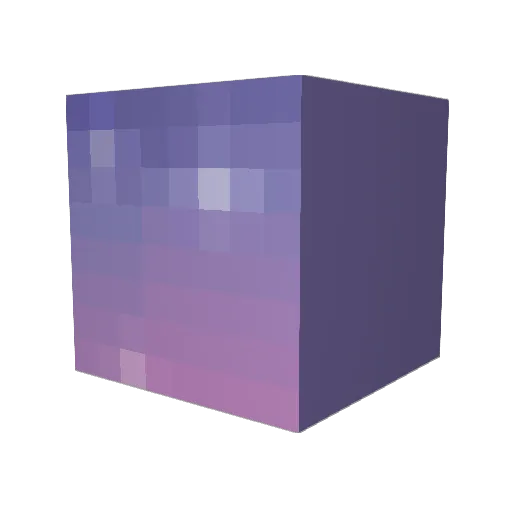 TwitchItsmdaz Minecraft avatar head, 3D render