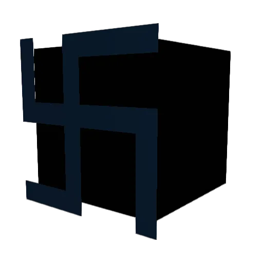 Twitch_Aysmooww Minecraft avatar head, 3D render