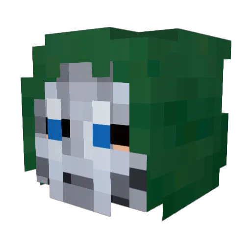 Twitch_ChillZZ Minecraft avatar head, 3D render