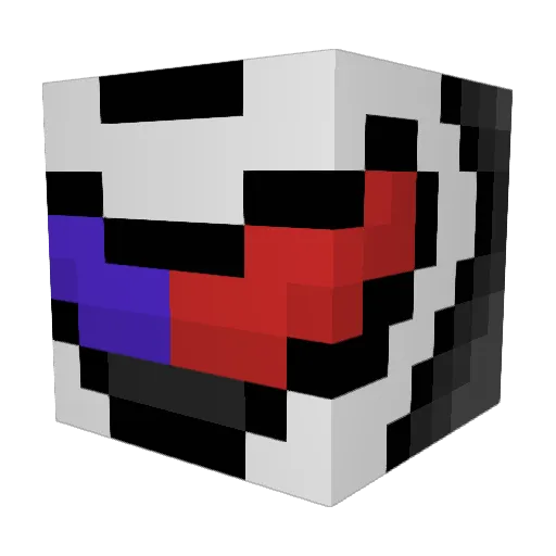 Twitch_Cyleeex Minecraft avatar head, 3D render