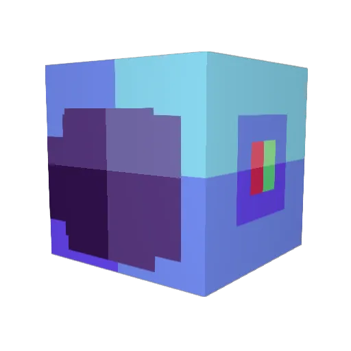 Twitch_ExperTTT Minecraft avatar head, 3D render