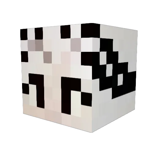 Twitch_SitA Minecraft avatar head, 3D render
